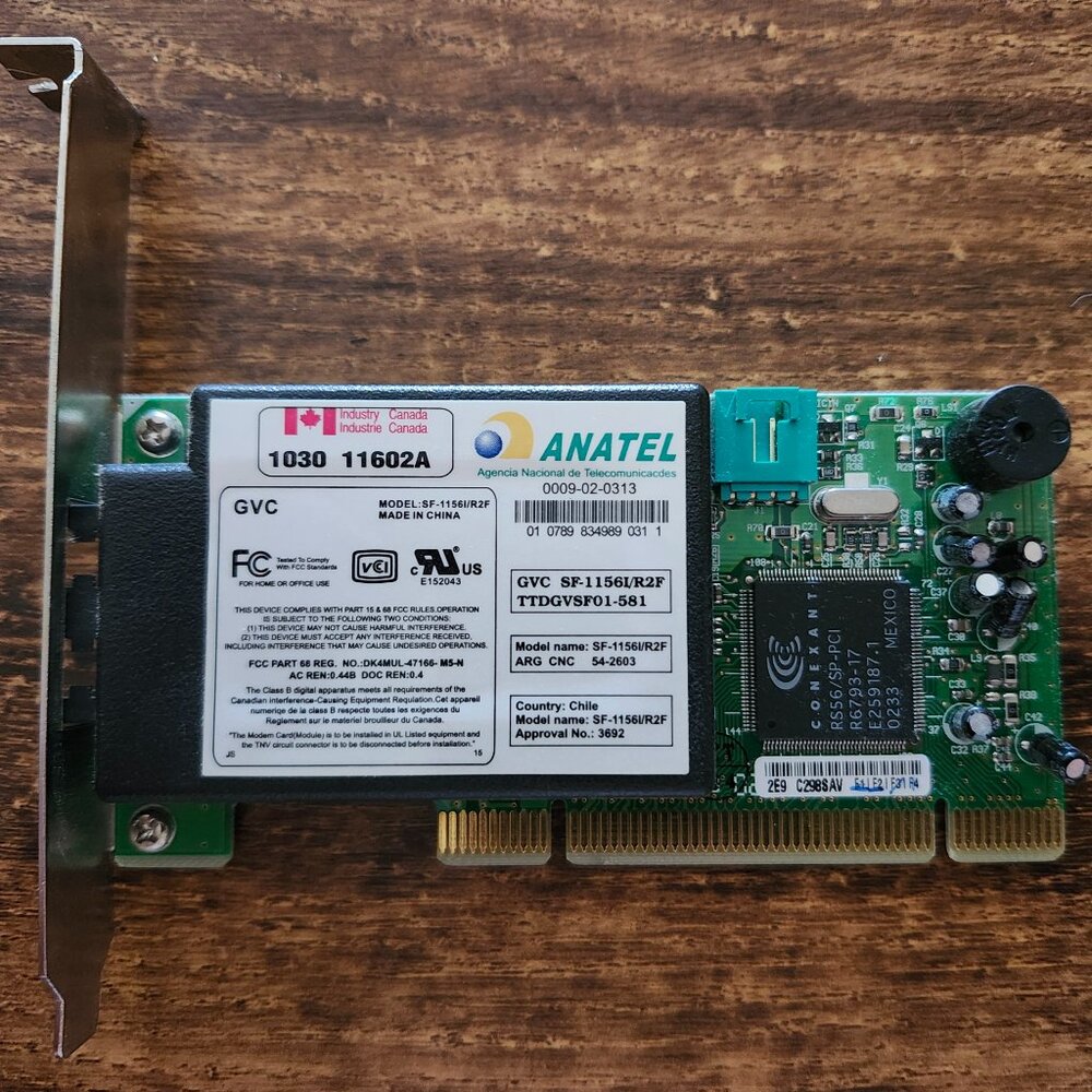 Dell Dimension GVC SF-1156IV/R9E V.92 56K PCI Modem **Tested & Works**
